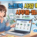 노트북 사양 확인법, 사무용·웹서핑용으로 괜찮을까? (i3-10110U / RAM 4GB 실제 분석)